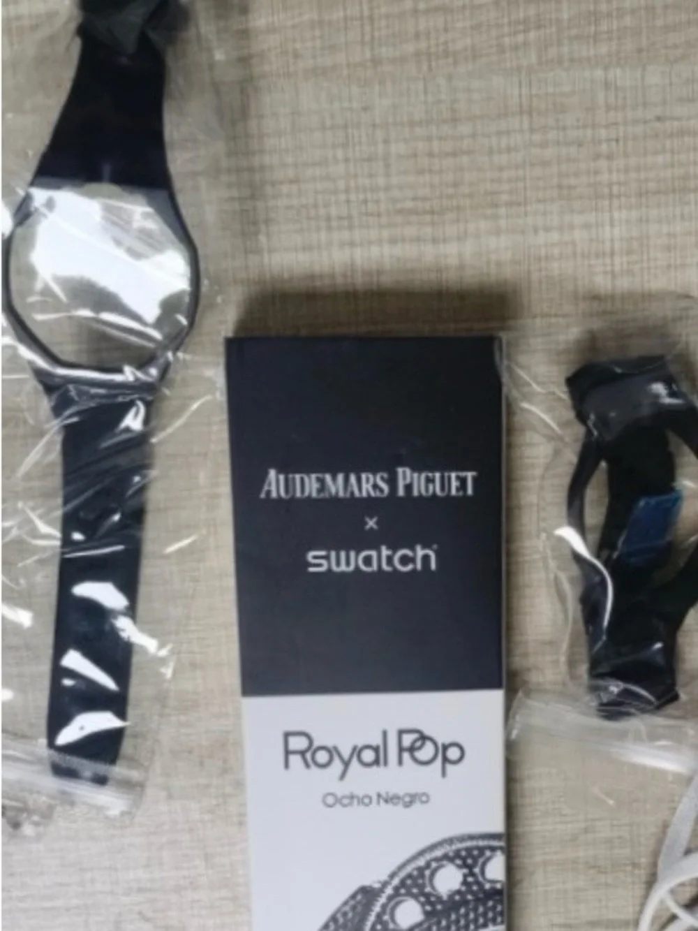 Swatch Royal Pop Ocho Negro Watch - Black & White